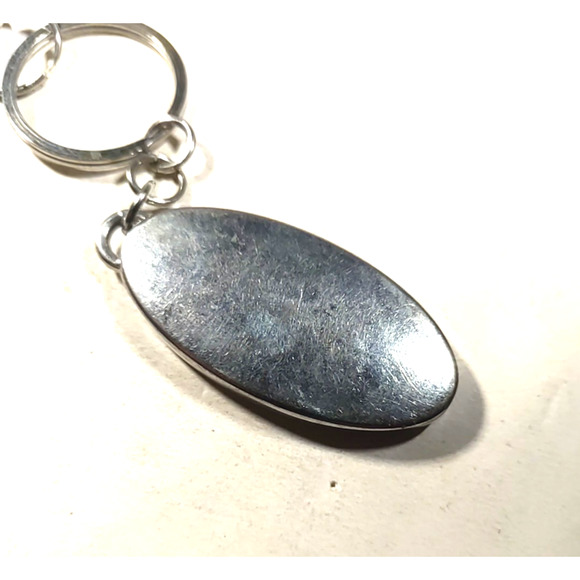 Land Rover Keychain Purse Clip Silver Tone Black Car Truck Auto - Picture 5 of 6